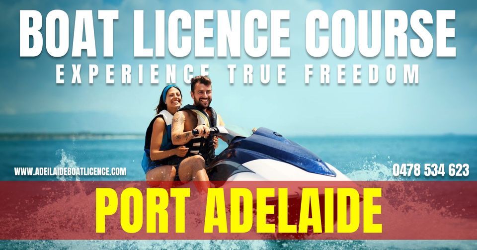 Port Adelaide Boat Licence Course