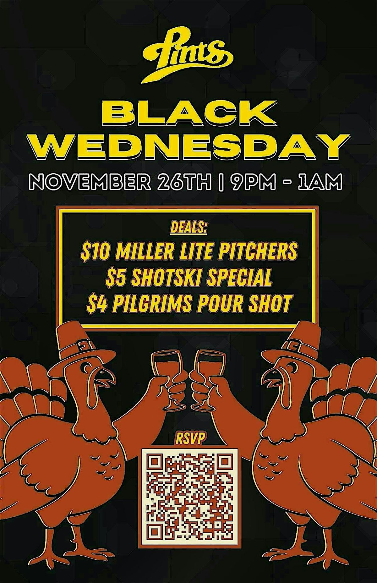 Black Wednesday @ Pints