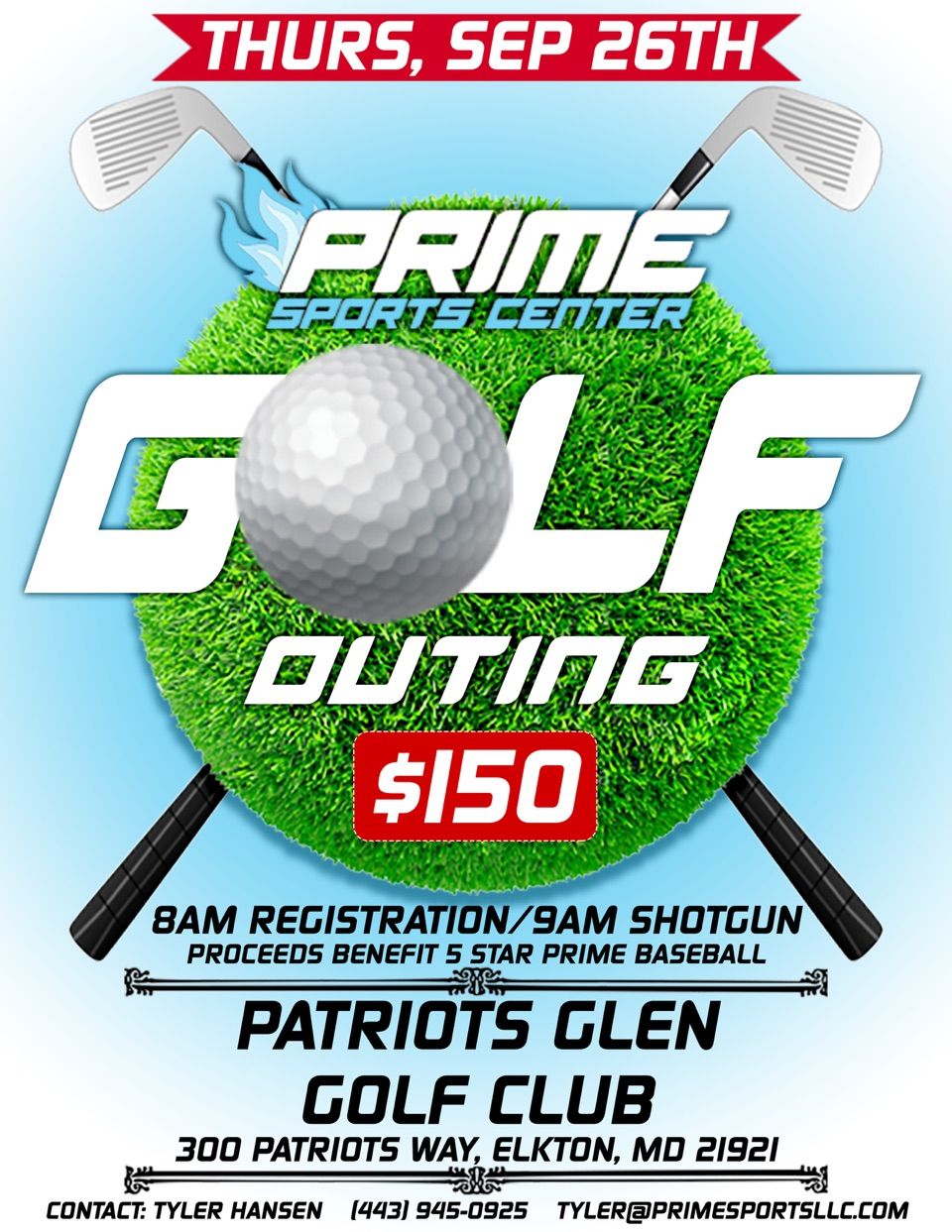 Golf Outing for Youth Baseball