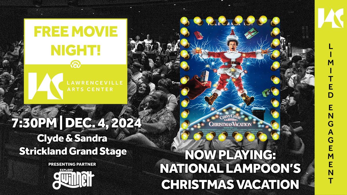 LAC Movie Night: National Lampoon\u2019s Christmas Vacation