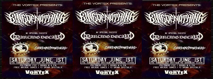 King Of Nothing Headlines The Vortex 