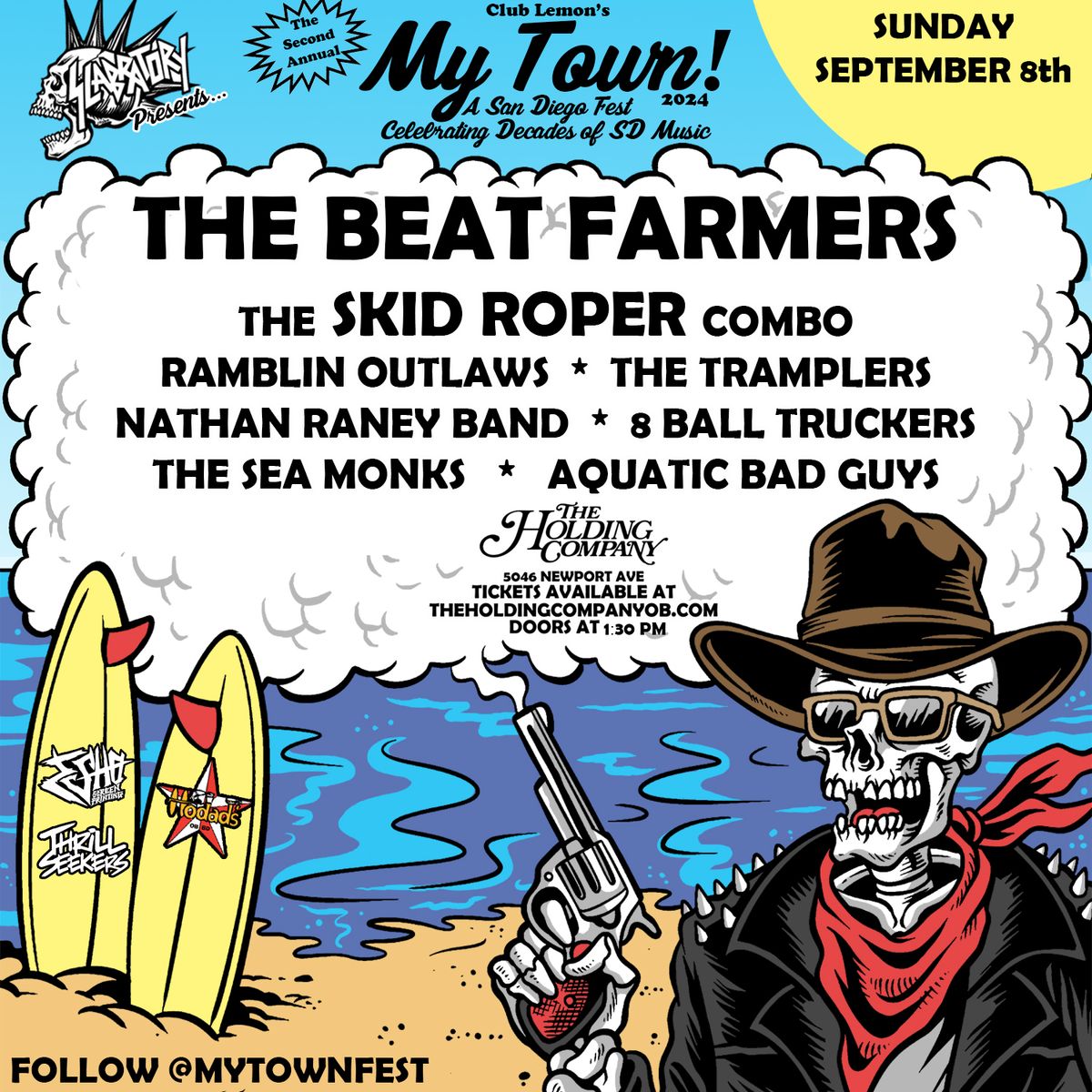 MY TOWN San Diego (Day 2) w\/ The Beat Farmers, Skid Rope Combo, Ramblin Outlaws & more!