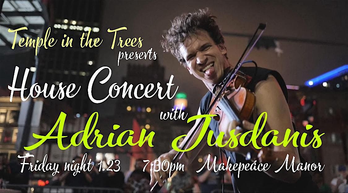 House Concert with Adrian Jusdanis of New Thousand