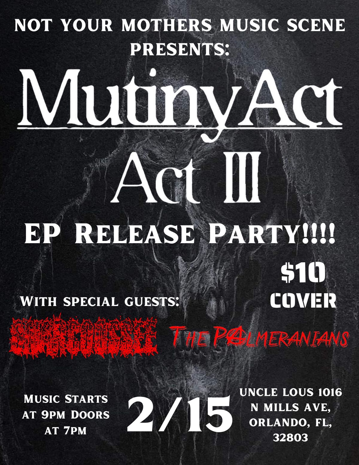 Mutiny Act EP Release party!!