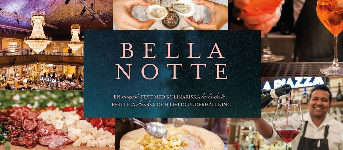 Bella Notte: Eatalys st\u00f6rsta mat- och dryckesfest! \ud83c\udf7e \ud83c\udf89\ud83c\udf55