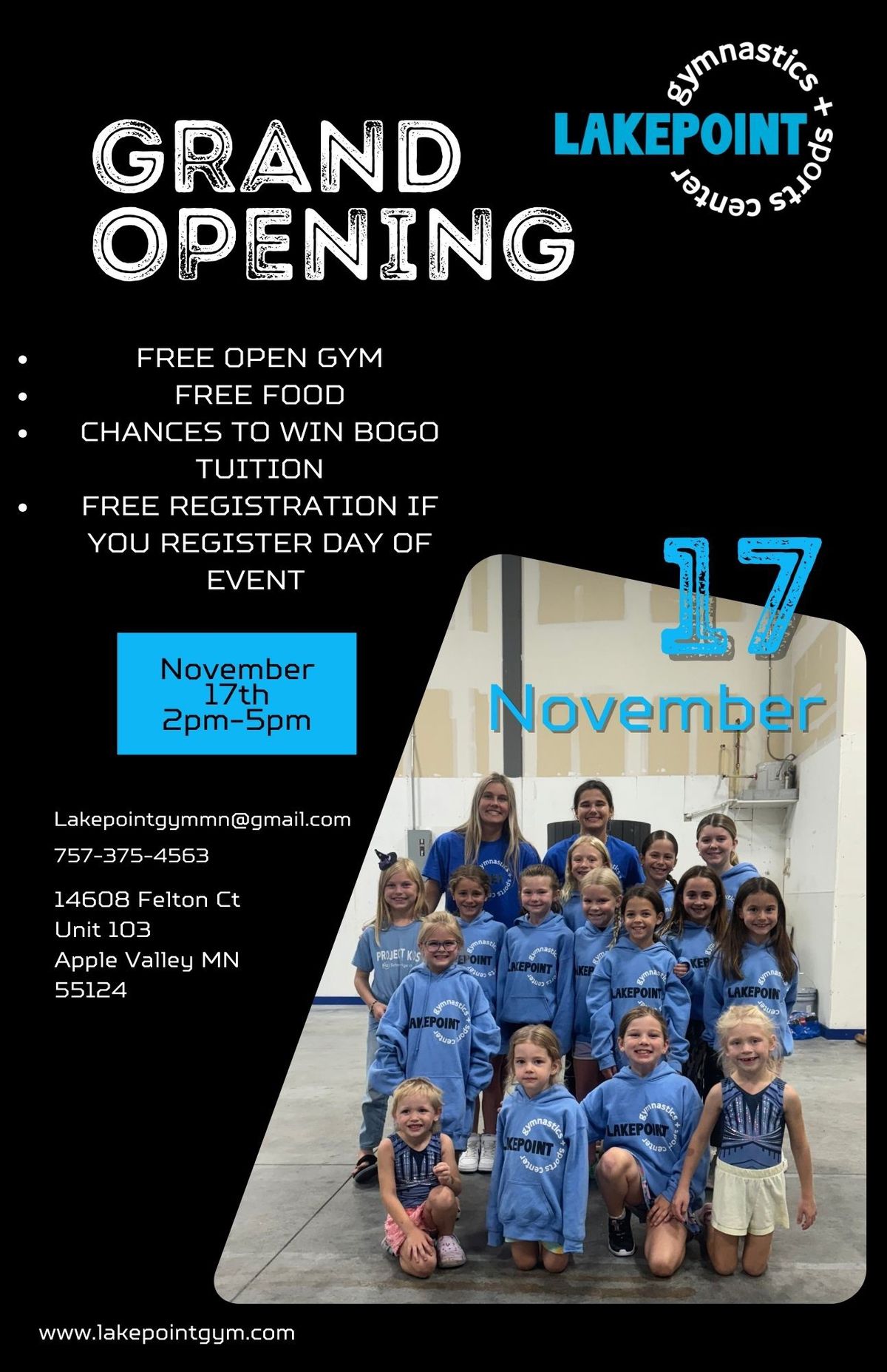 Grand Opening (Lakepoint gymnastics)