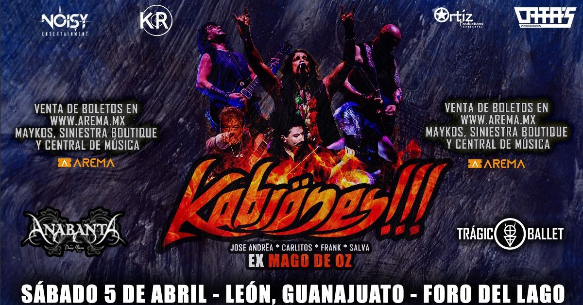 KABRONES (EX MAGO DE OZ) EN LEON GUANAJUATO