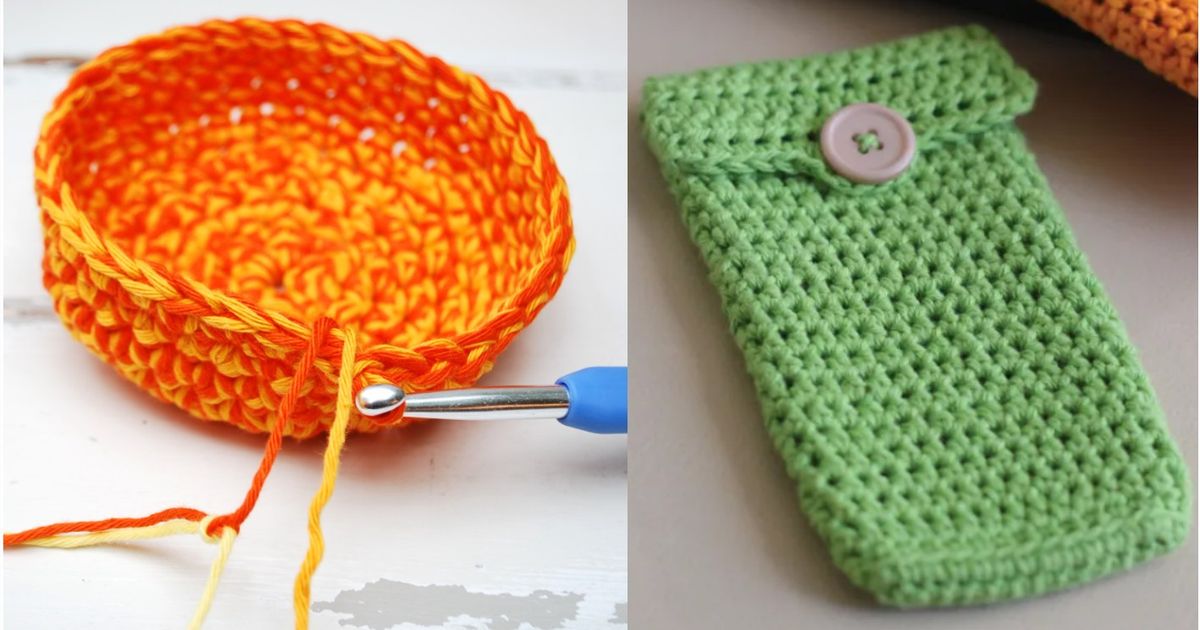 Zero waste crochet - baskets & bags