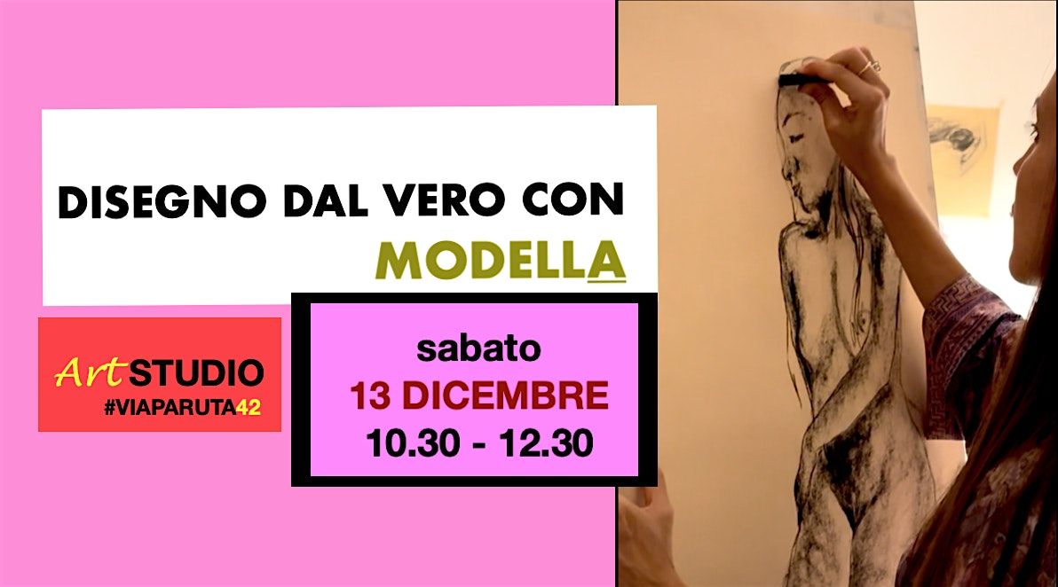 DISEGNO DAL VERO CON MODELLA