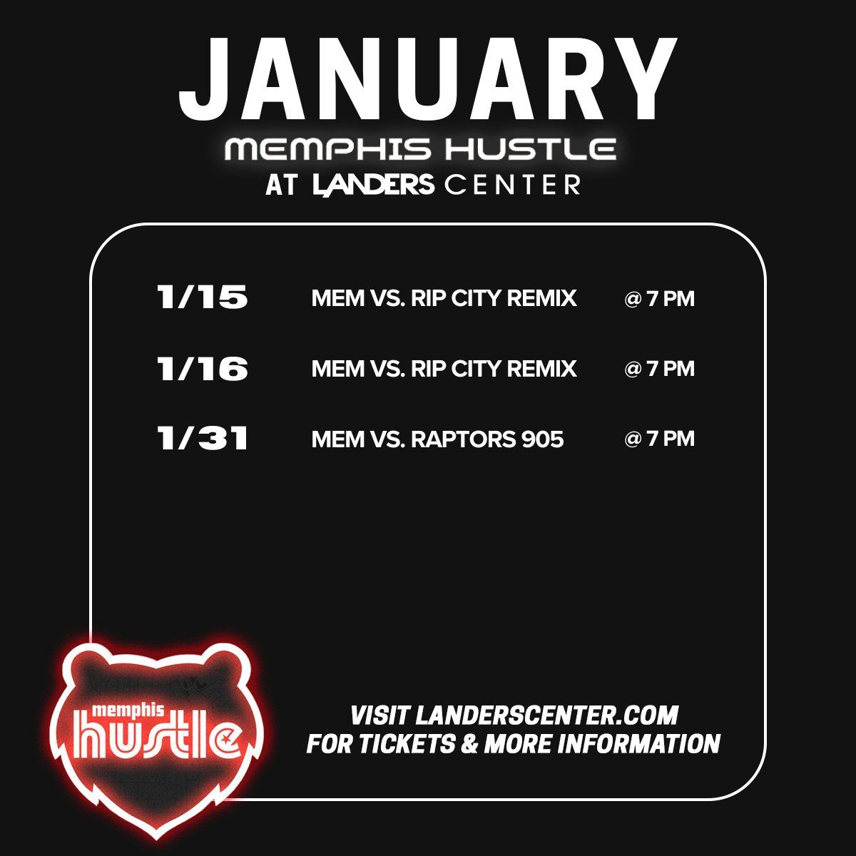 Memphis Hustle vs. Raptors 905