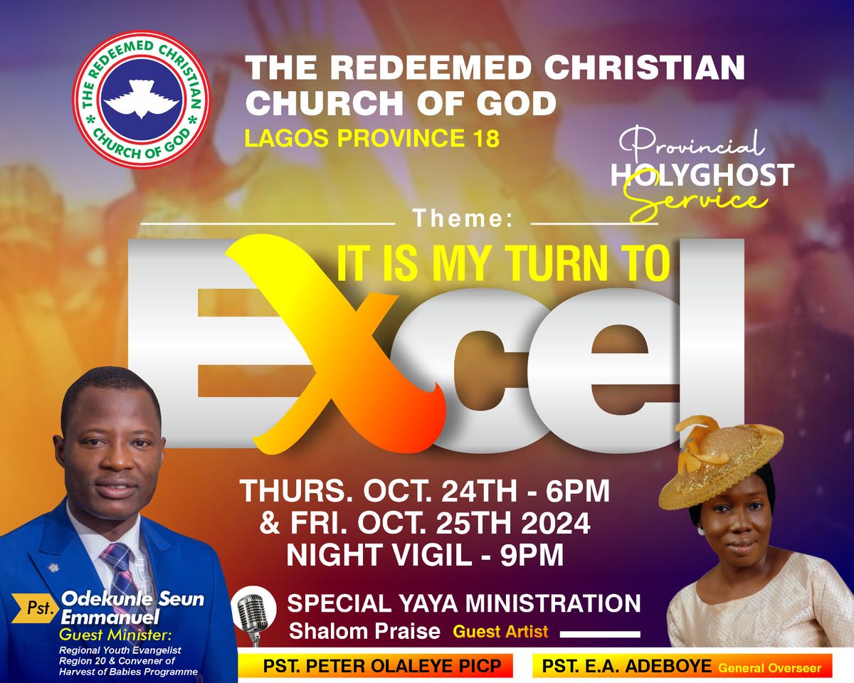 OCTOBER PROVINCE HOLYGHOST SERVICE