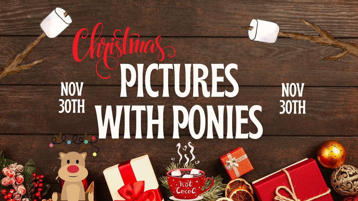 Christmas Pictures with Ponies