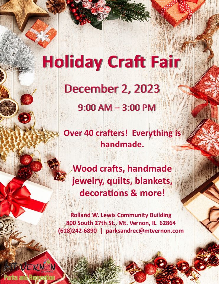 Annual Holiday Craft Fair 2023