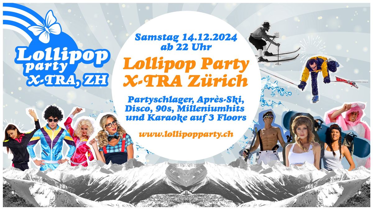 Lollipop Party im X-TRA Z\u00fcrich mit 2 Dance Floors und Karaoke Lounge