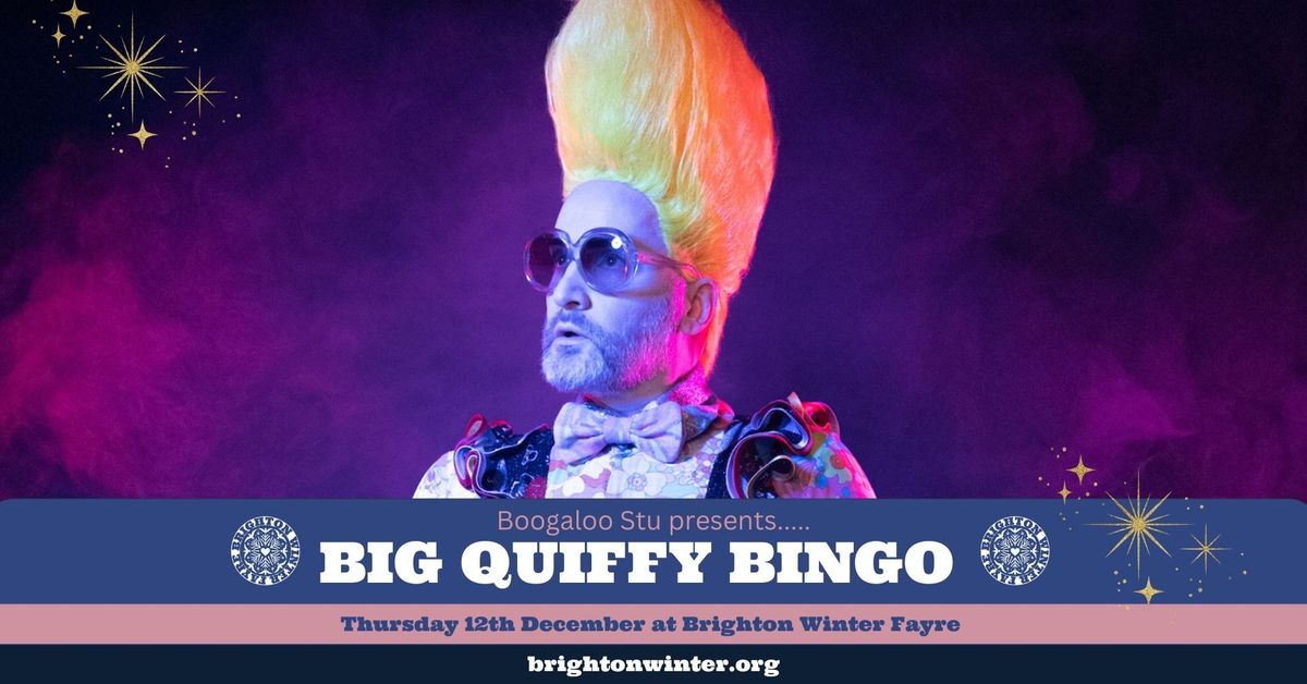 Big Quiffy Bingo at Brighton Winter Fayre