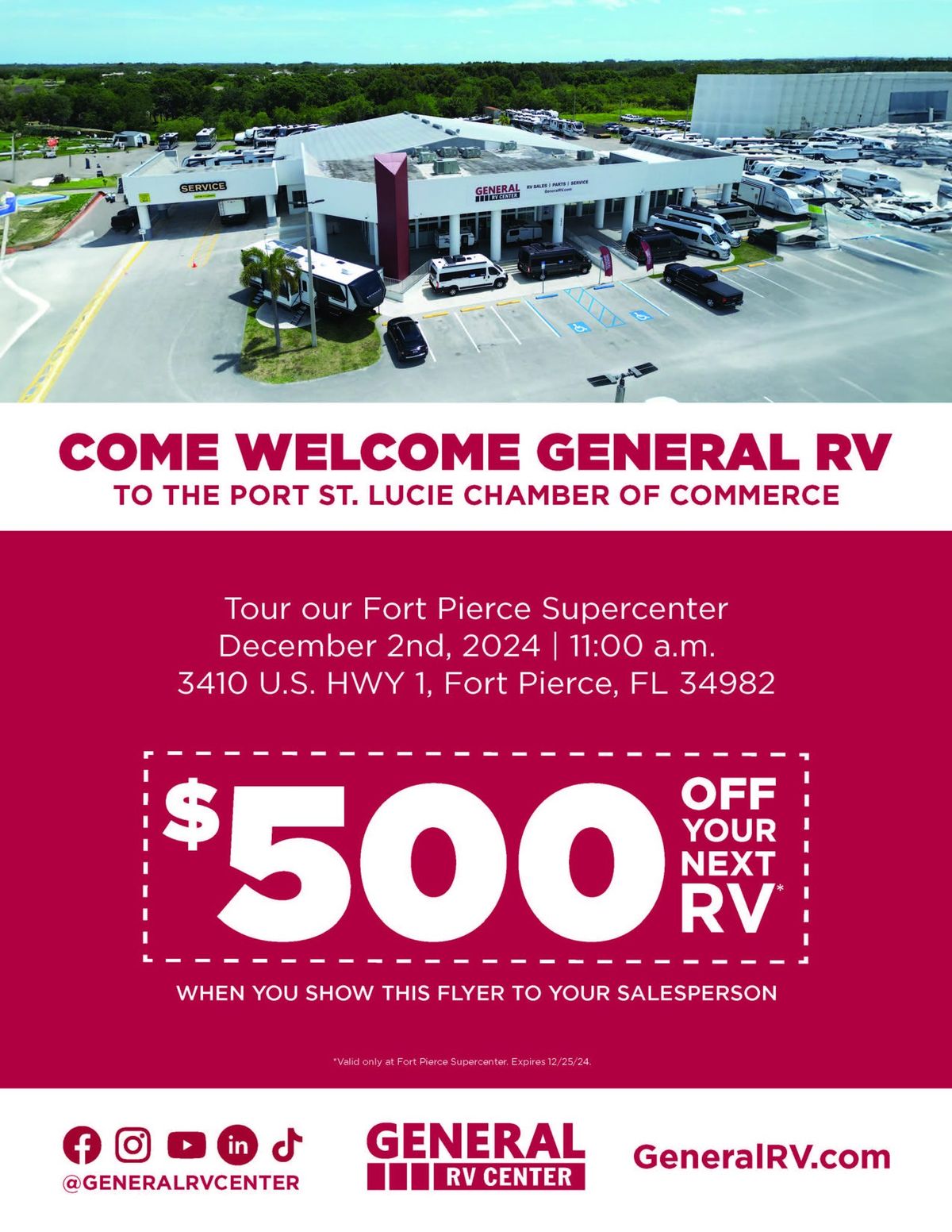 General RV Ribbon Cutting 