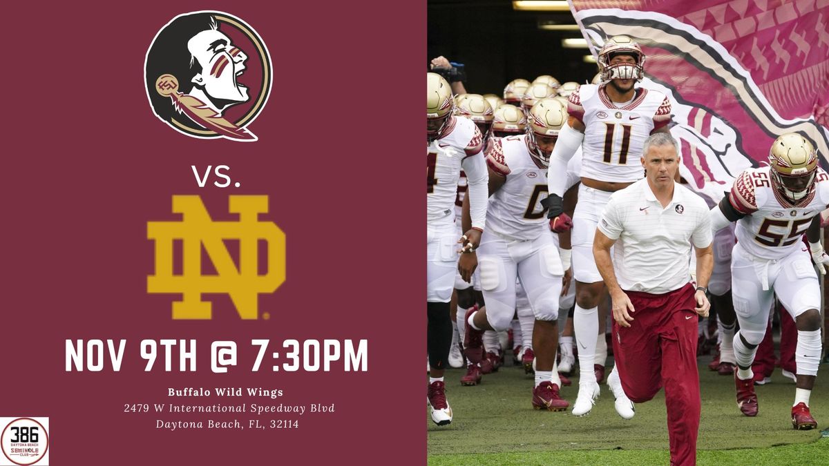 WATCH PARTY! FSU @ Notre Dame