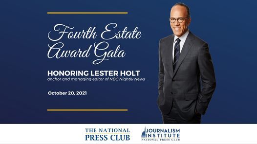 2021 Fourth Estate Award Gala honoring Lester Holt