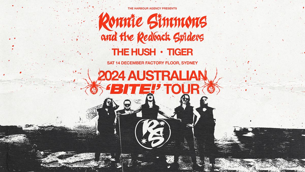 Ronnie Simmons and The Redback Spiders Australian 'Bite!' Tour | Sydney - The Factory Theatre