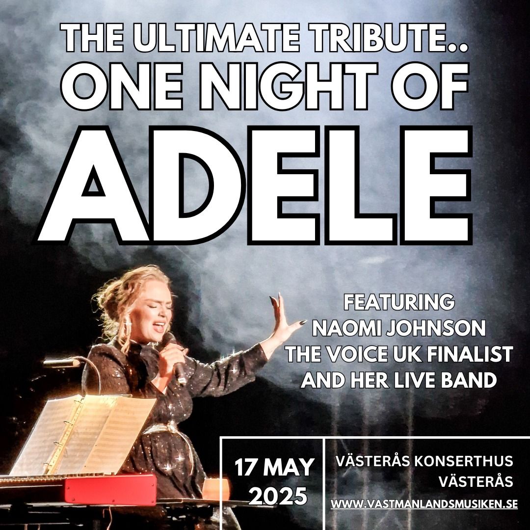 One Night of Adele with Naomi Johnson The Voice finalist UK