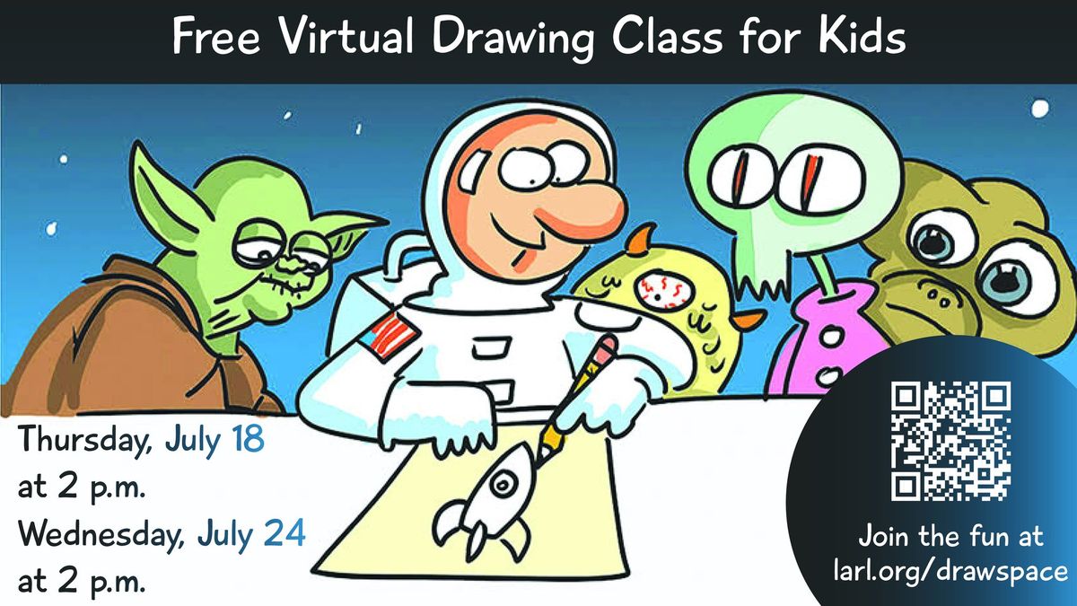 In-Person Outer Space Drawing Class & Watch Party - Streamed live with cartoonist Rick Stromoski