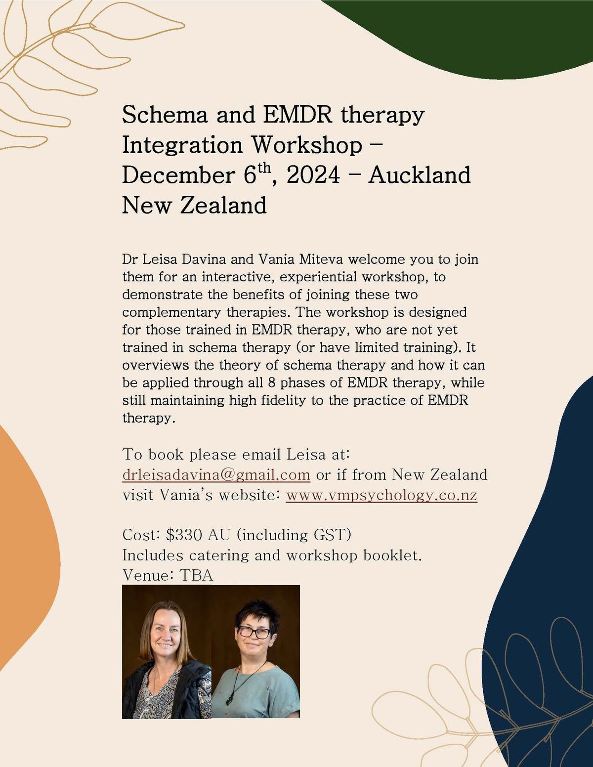 Schema Therapy and EMDR Integration Workshop