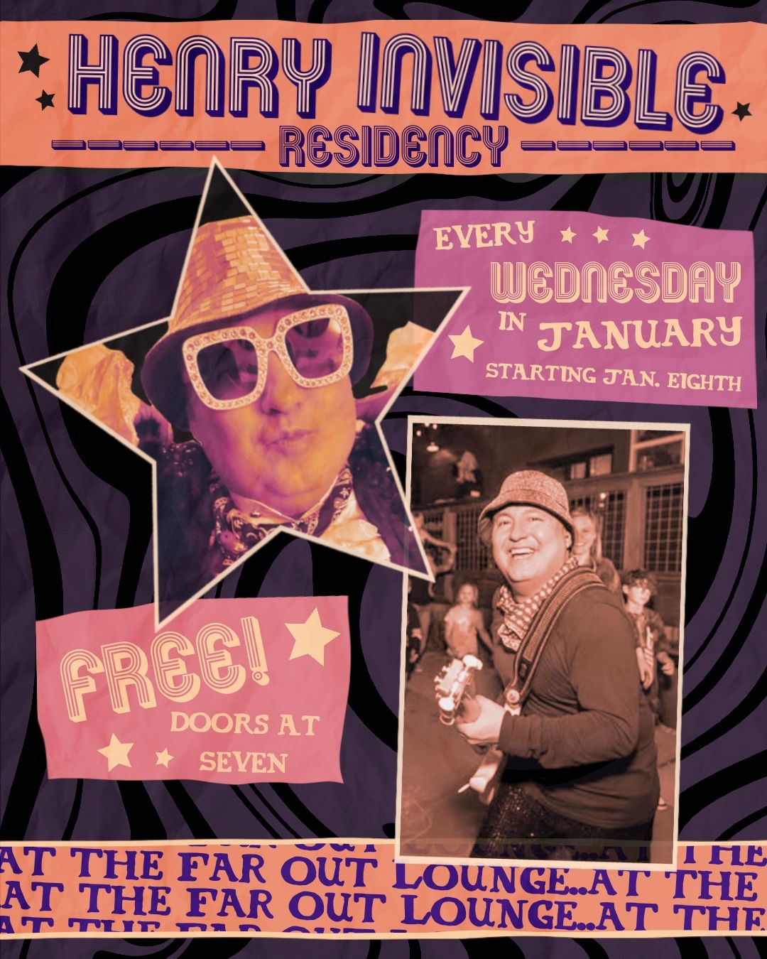 FREE FUNK! Wednesdays w\/ Henry Invisible at The Far Out Lounge