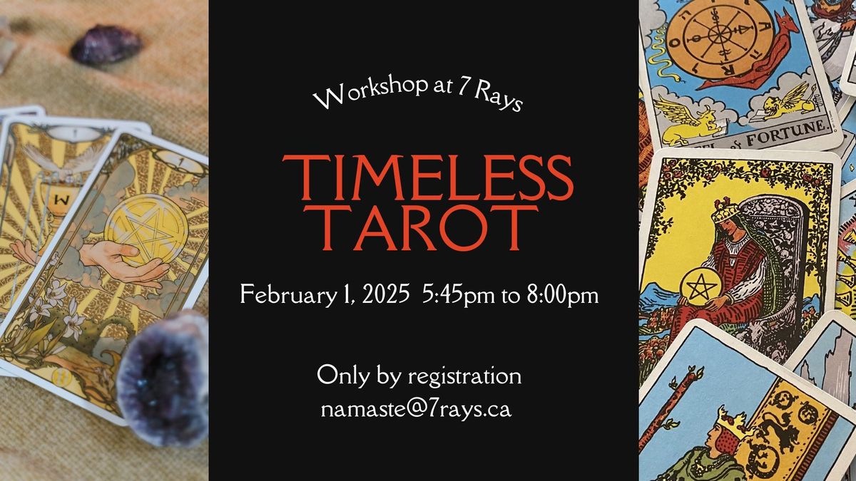 Timeless Tarot Workshop with Dr. Robin Johnson