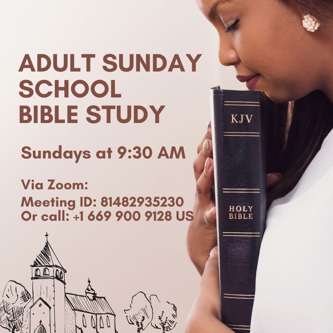 Adult Sunday School Bible Study