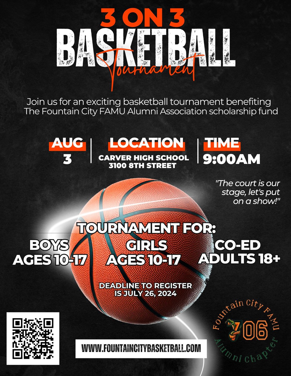 3 on 3 Basketball Tournament