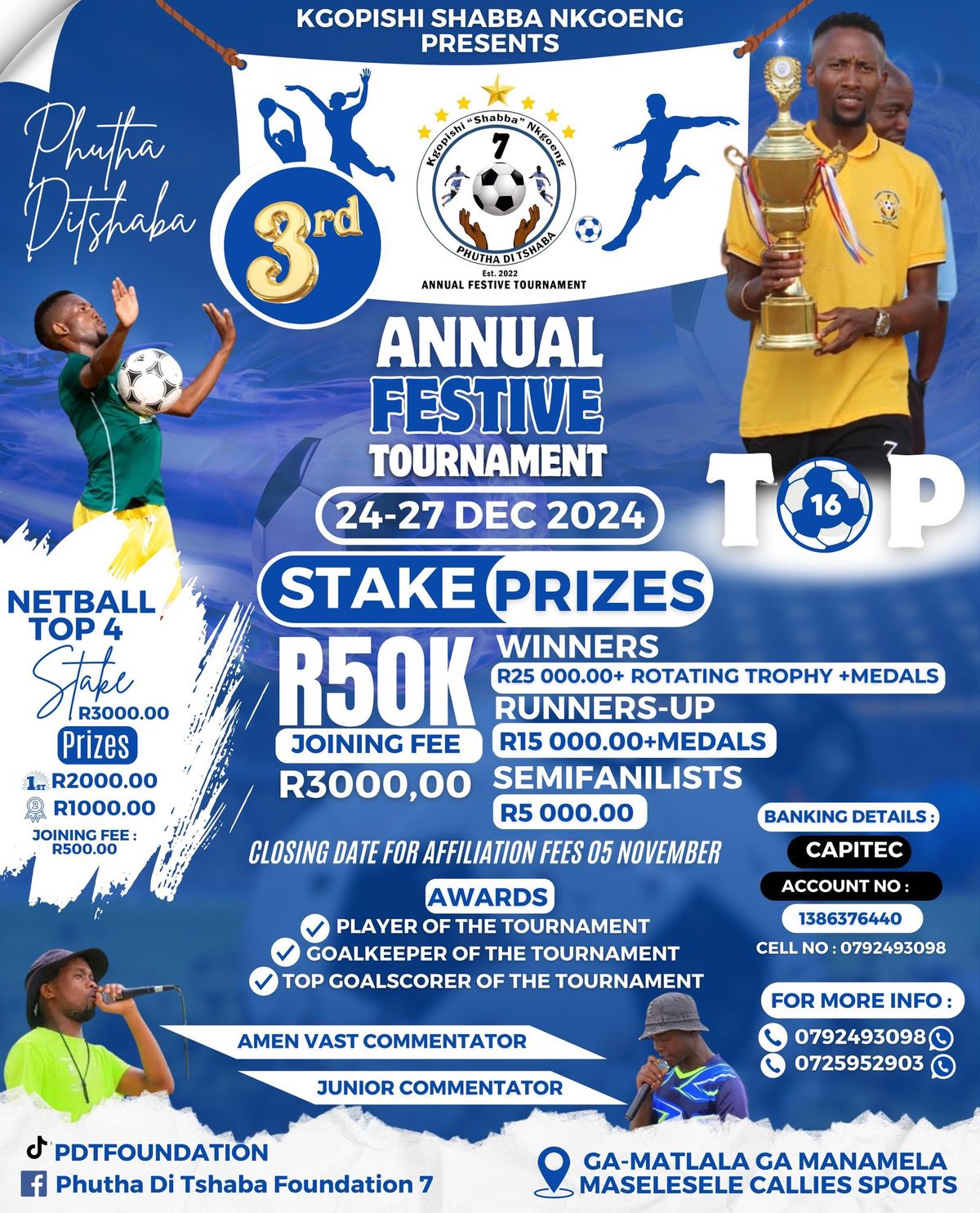 3rd Annual Festive Tournament 