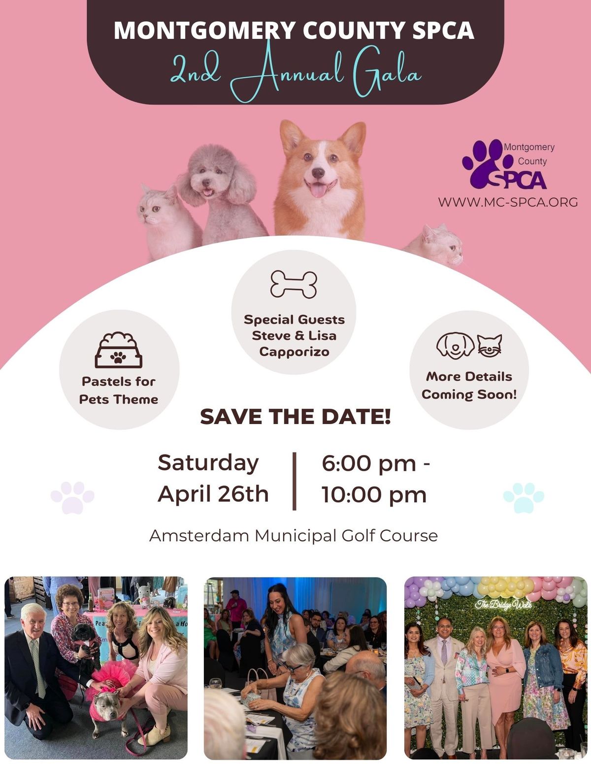 MCSPCA 2nd Annual Pastels for Pets Gala