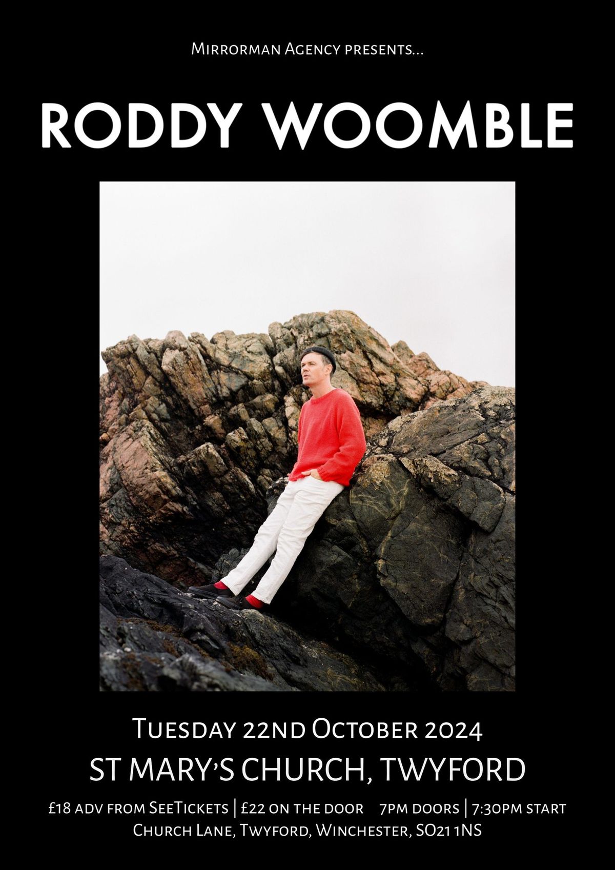 Roddy Woomble at St Mary's Church, Twyford