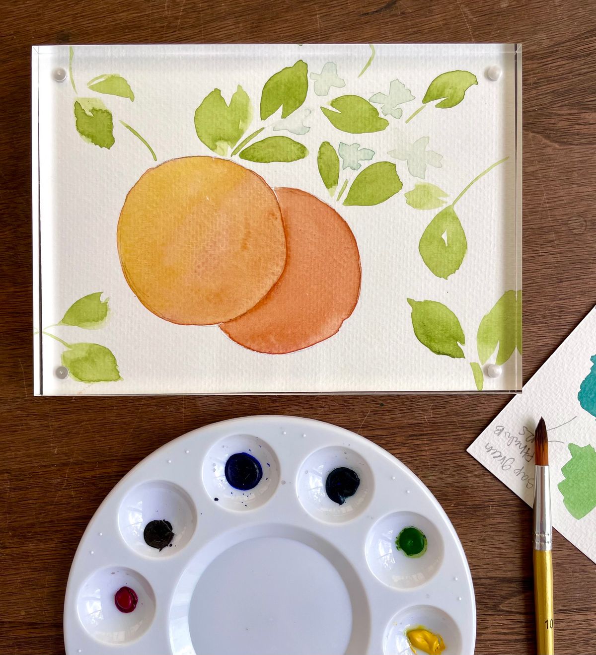 Watercolor Workshop: Orange Blossoms