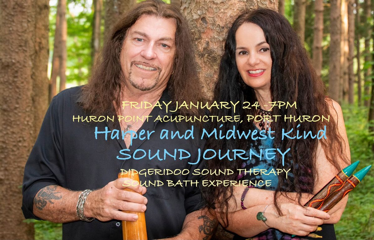 Didgeridoo Sound Therapy \/ Sound Bath Experience with Peter D. Harper & Bobbi Llewellyn-Harper