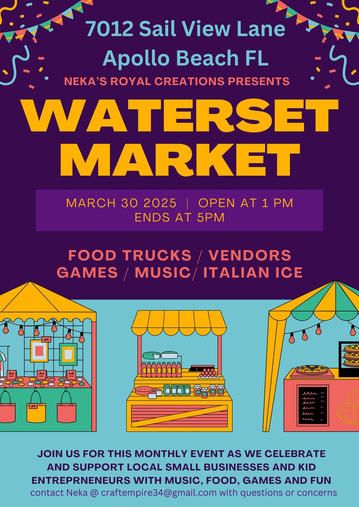 Waterset Vendor Market (March)