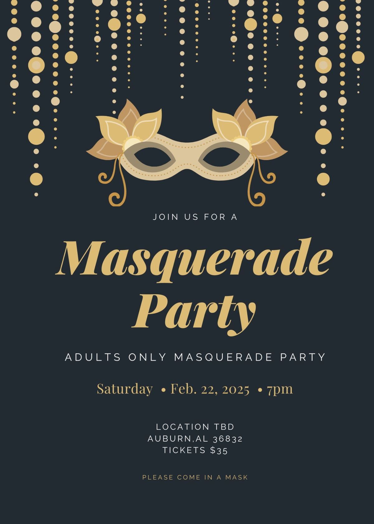 Lee County Masquerade Party