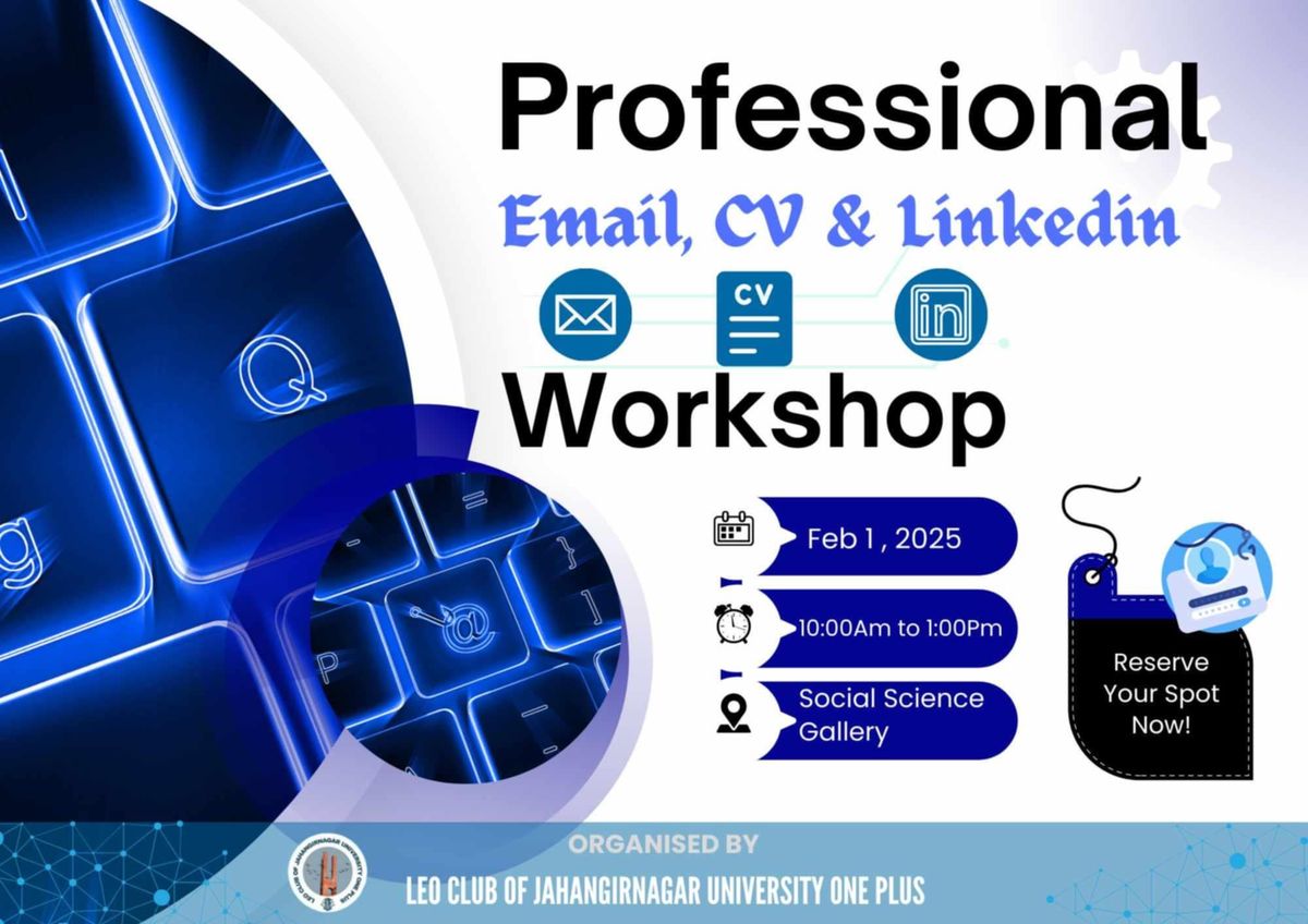 Professional E-mail, CV & LinkedIn Workshop 