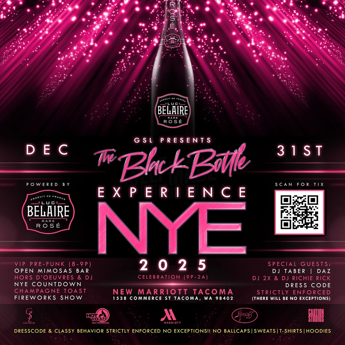 GSL NYE 2025 The Black Bottle Experience