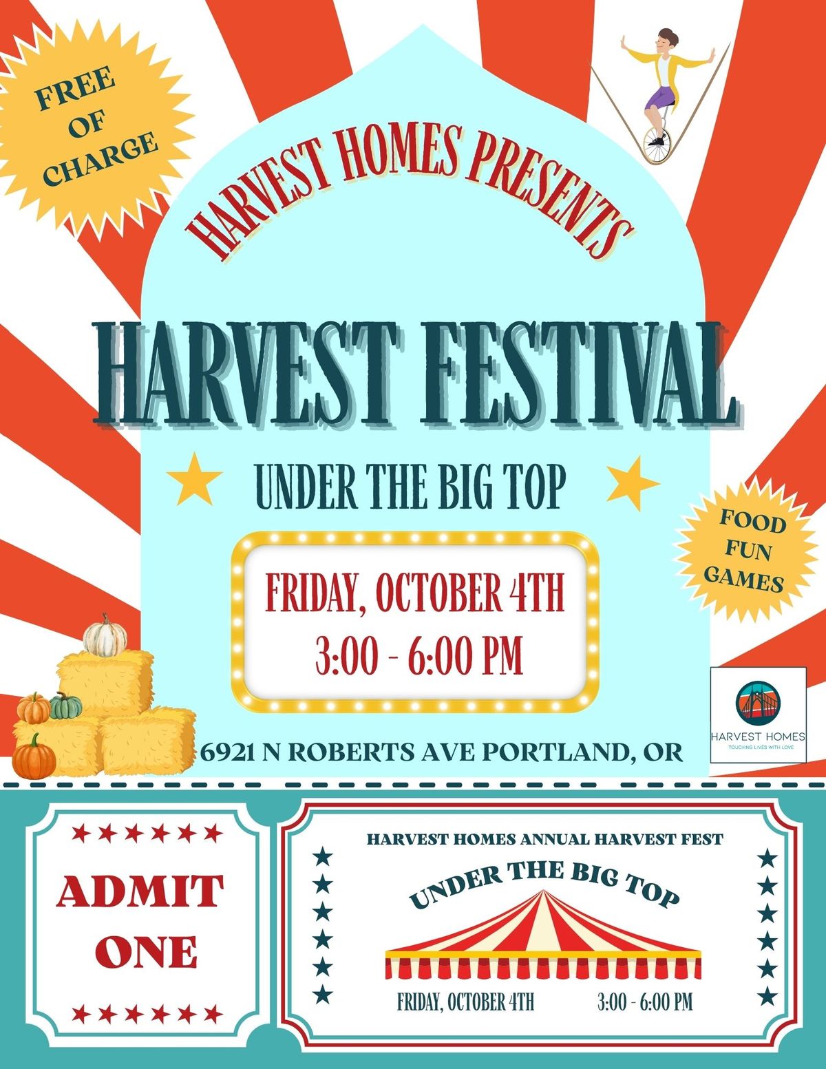 Harvest Festival: Under the Big Top