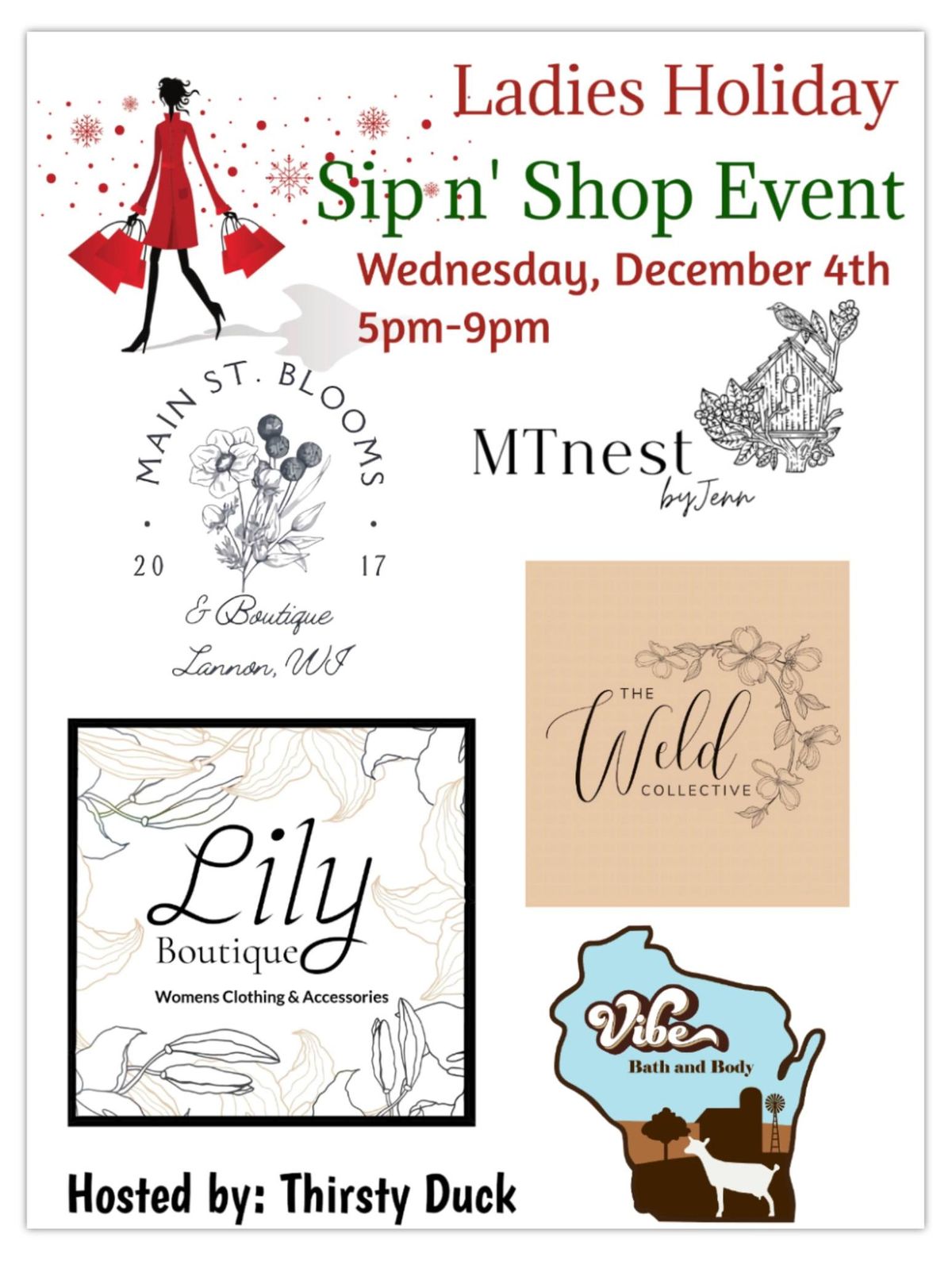 Holiday Sip & Shop