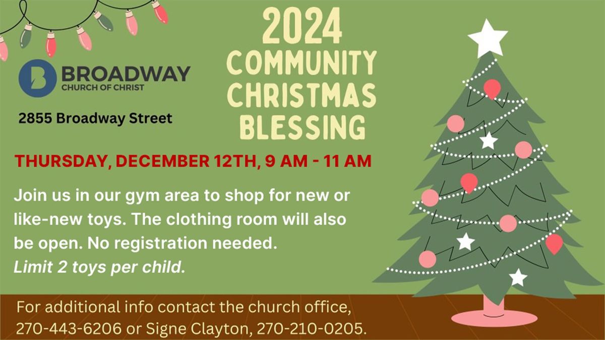 2024 Community Christmas Blessing