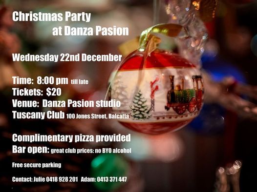 Danza Pasion Christmas social