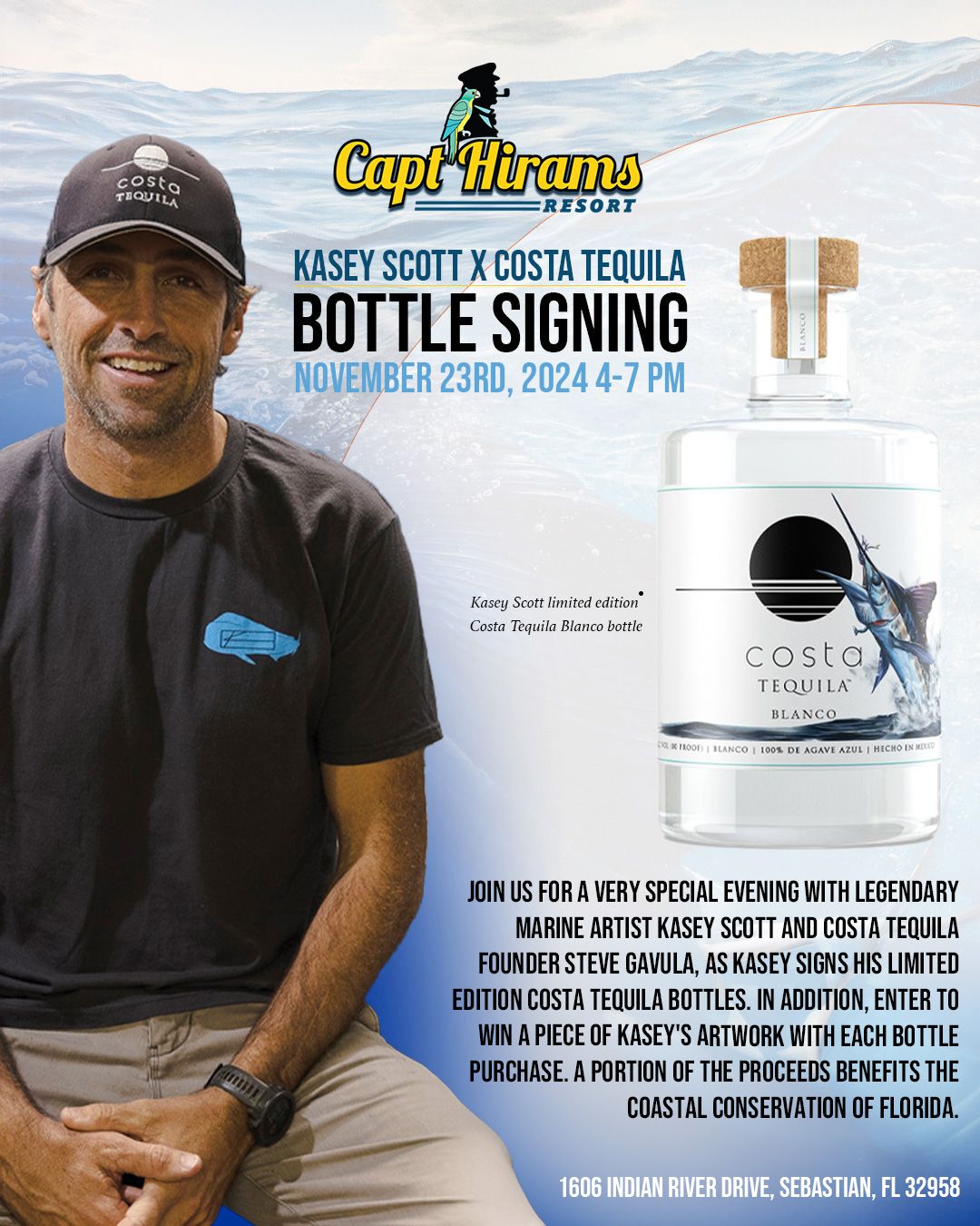 Costa Tequila x KC Scott Bottle Signing