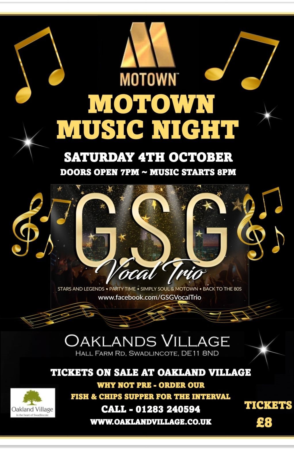 G.S.G Vocal Trio Motown Night