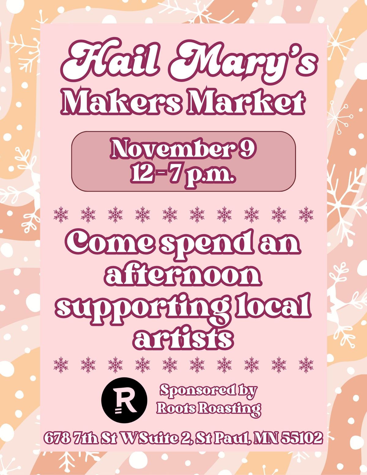 Hail Mary's Winter Makers Market