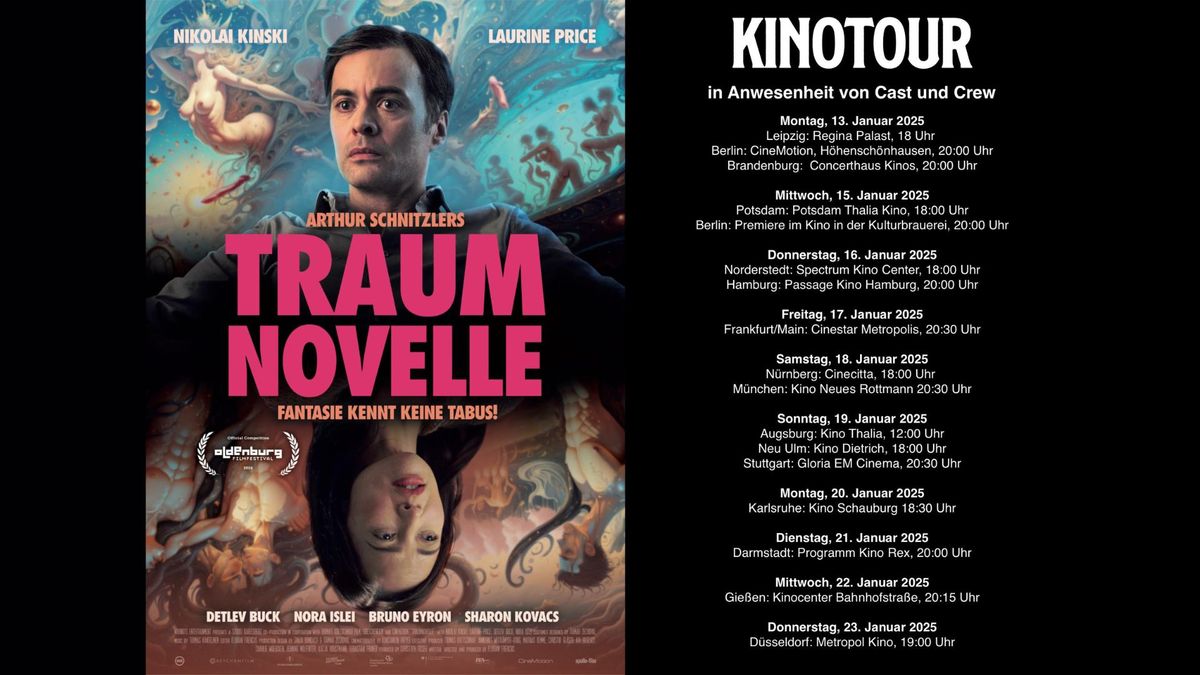 Traumnovelle Kinotour mit Cast & Crew