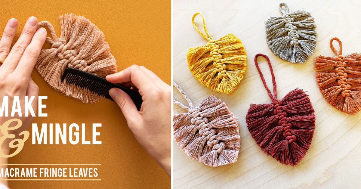 Make & Mingle: Macrame Leaves Workshop