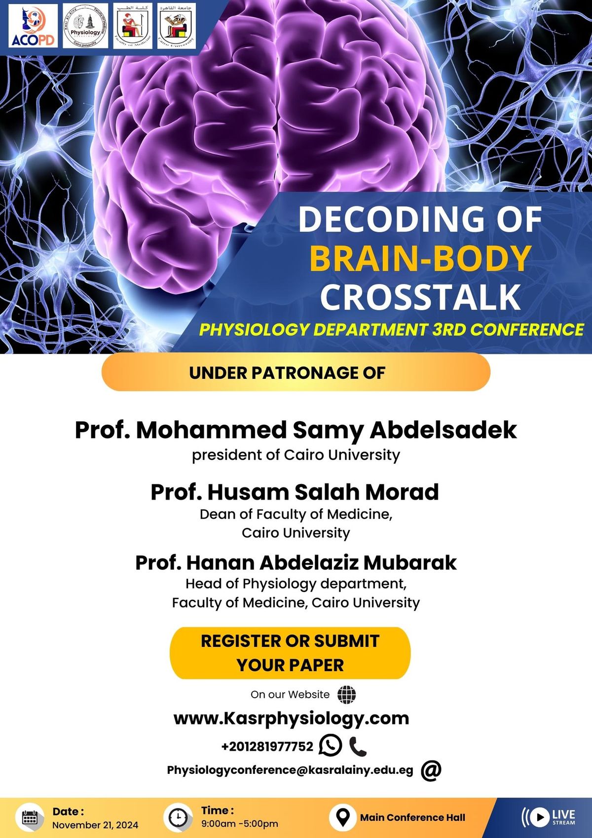 Decoding of Brain-Body Crosstalk