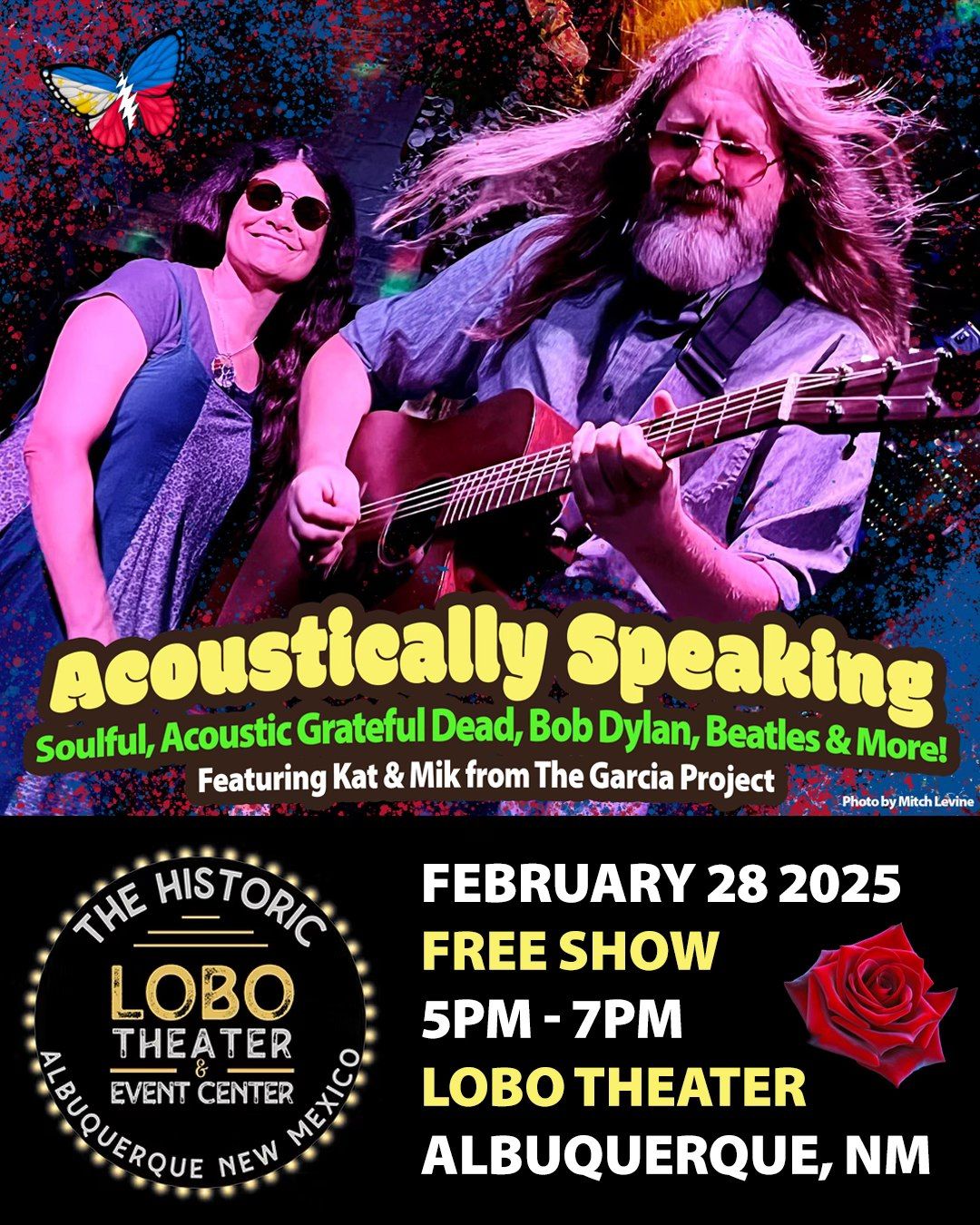 Acoustically Speaking ft. Kat & Mik of The Garcia Project at Lobo Theater on Feb 28, 2025